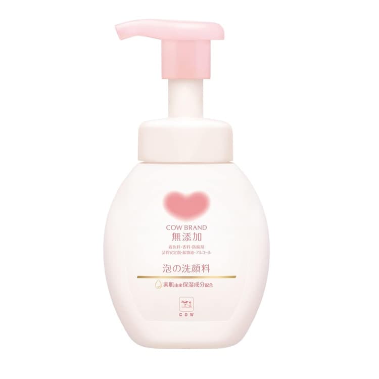 Cow Brand Mutenka Additive Free Foaming Face Wash Face Wash Pump-160ml